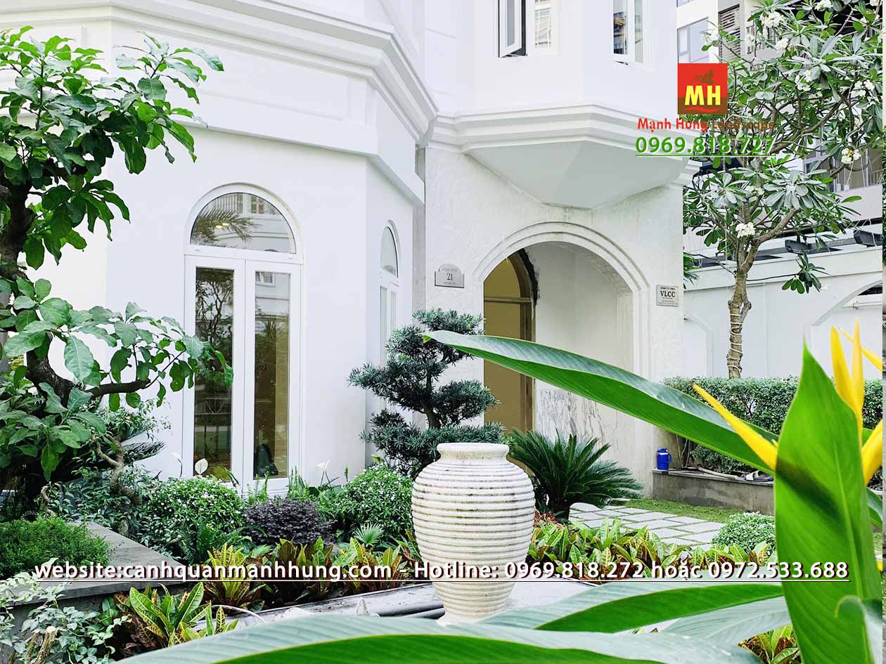 CẢI TẠO CẢNH QUAN SÂN VƯỜN VILLA SG PEARL