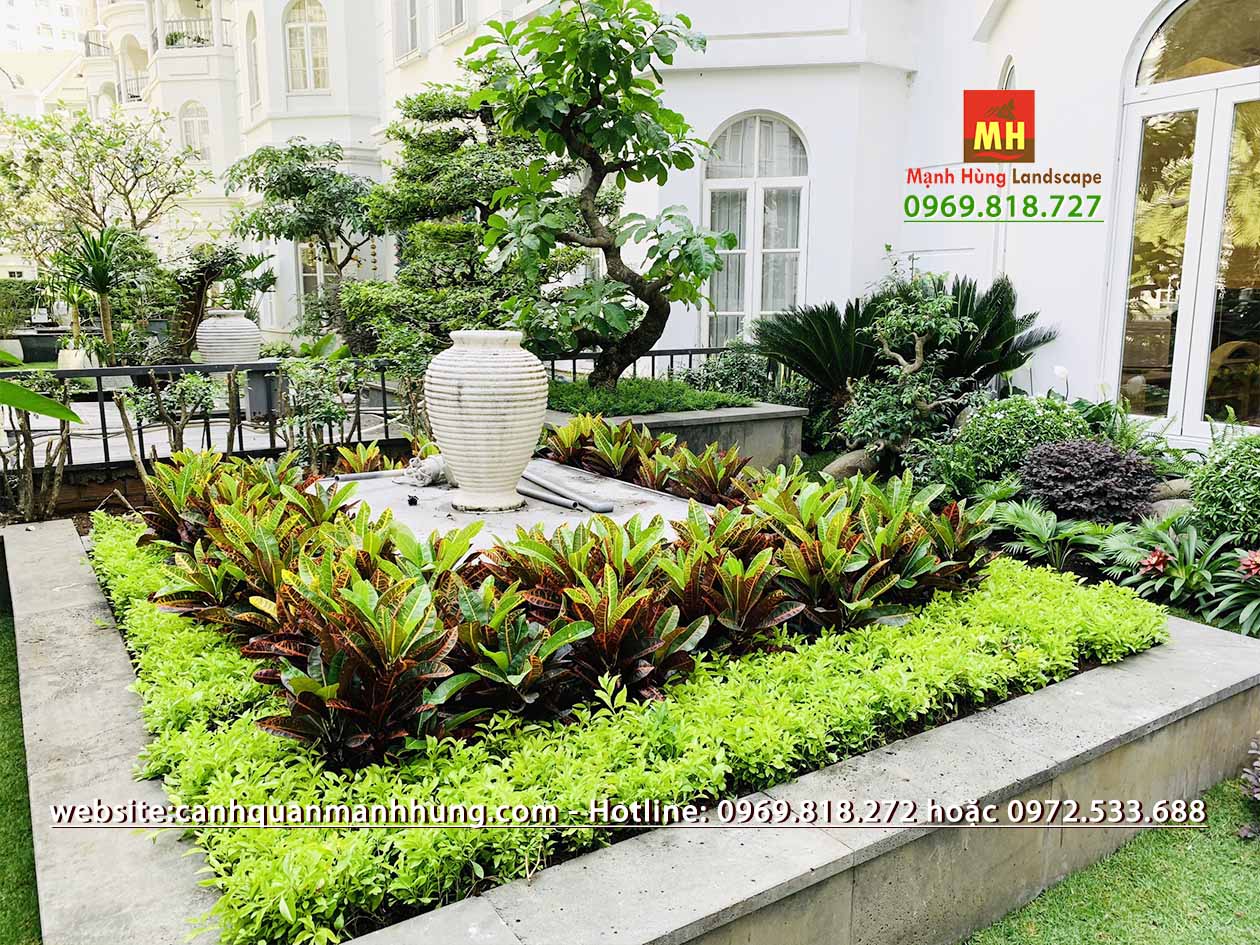 CẢI TẠO CẢNH QUAN SÂN VƯỜN VILLA SG PEARL