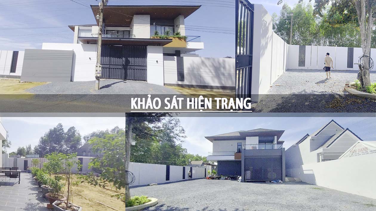 THIẾT KẾ SÂN VƯỜN VILLA 1000m2 LONG THÀNH ĐỒNG NAI