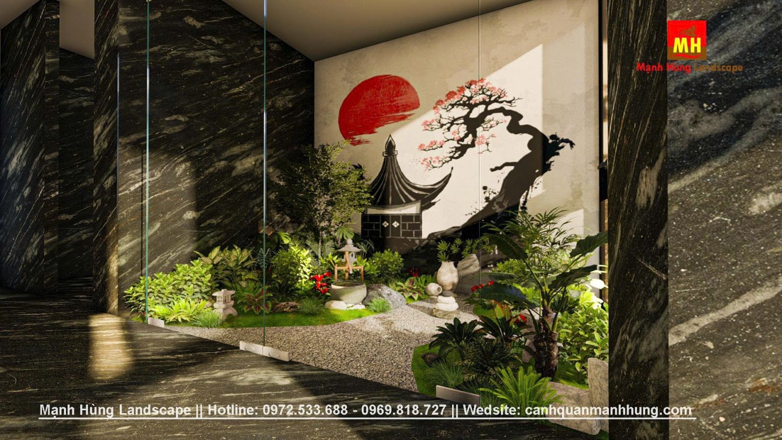 tiểu cảnh trong nhà